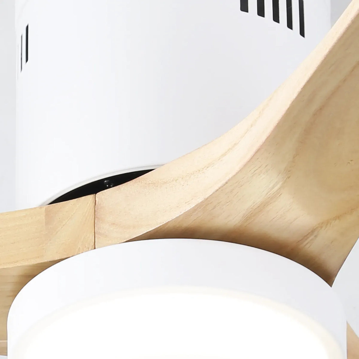 Miami | Deckenventilator 132cm Aura - Flügel Holz & LED integriert