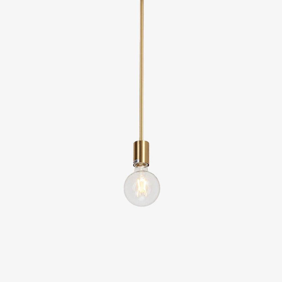 Kronleuchter LED Goldene Röhren – Design Loft Elegant