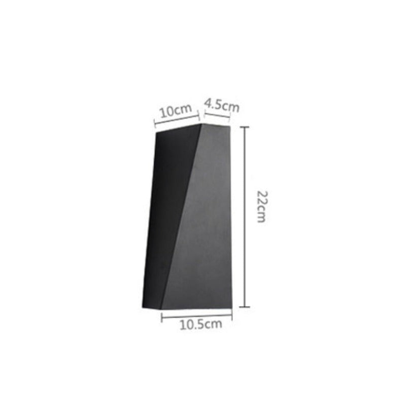 Wandleuchte LED Würfelförmig Design schwarz oder weiß