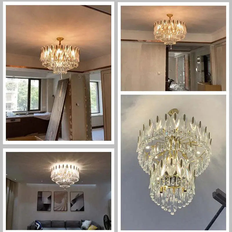 Kronleuchter Pendelleuchte aus Kristall Elegant