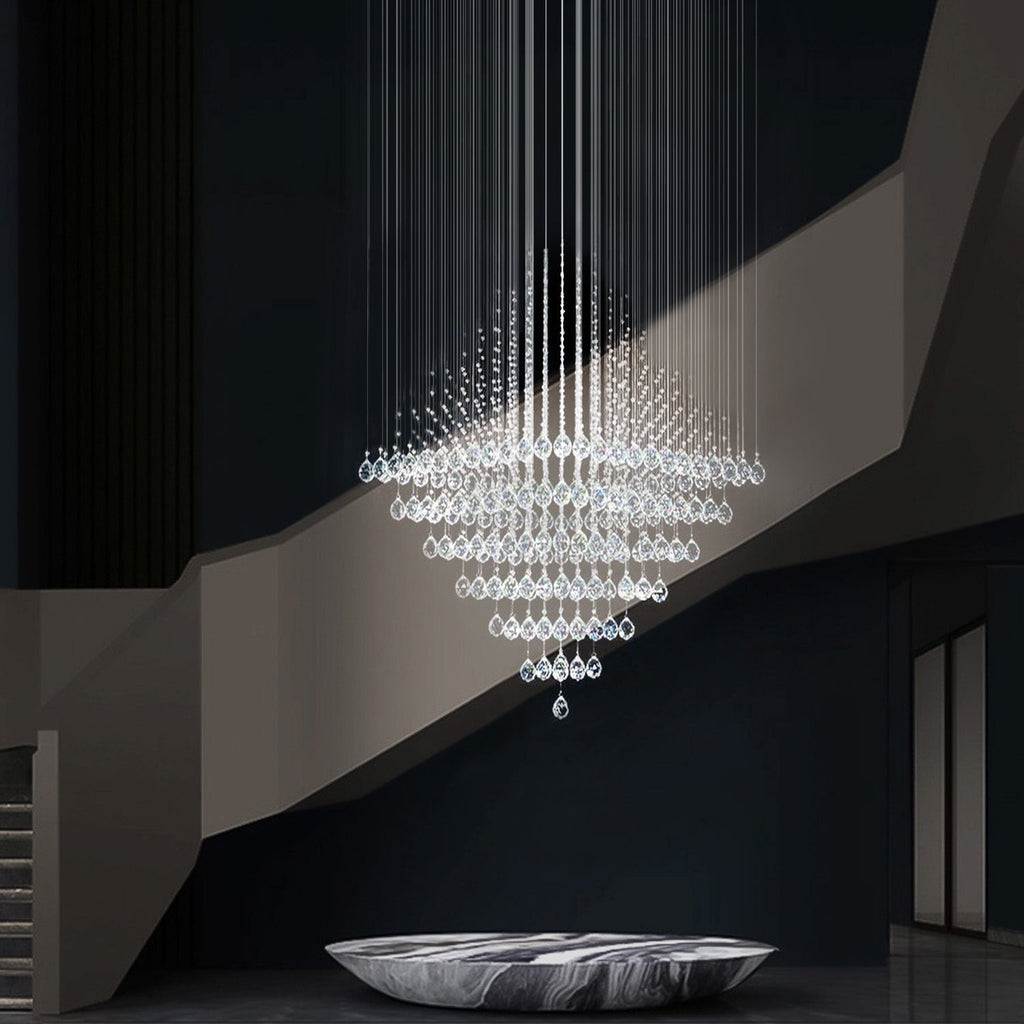 Kronleuchter Diamant Kristall Silber