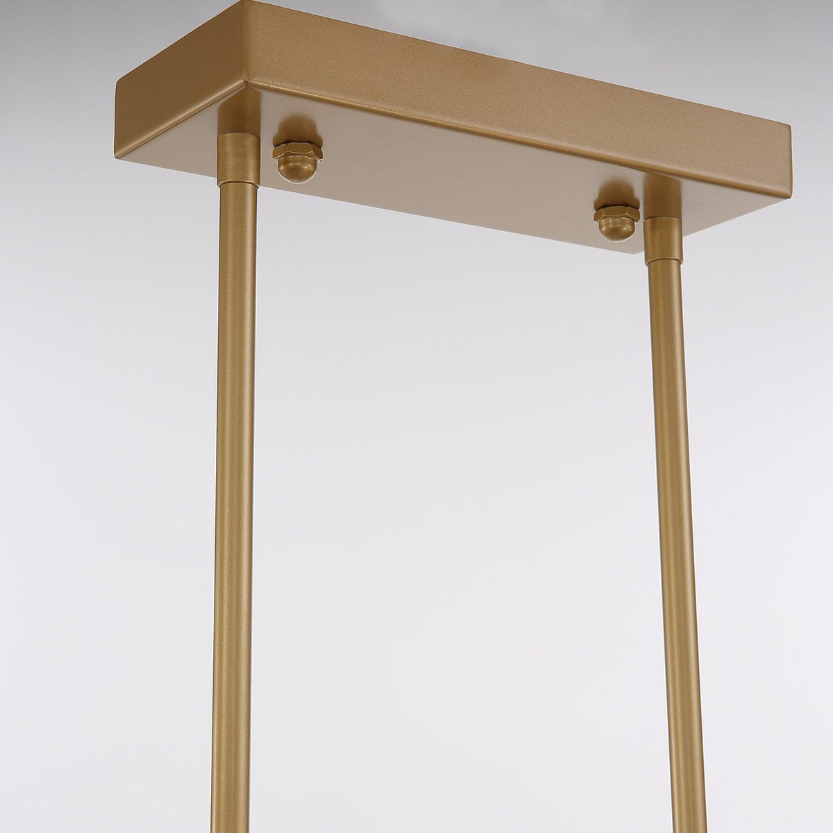 Kronleuchter Rechteckig Metall Gold