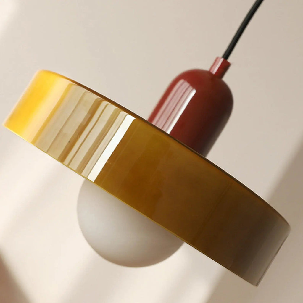 Pendelleuchte aus Glas Farbig Mellan