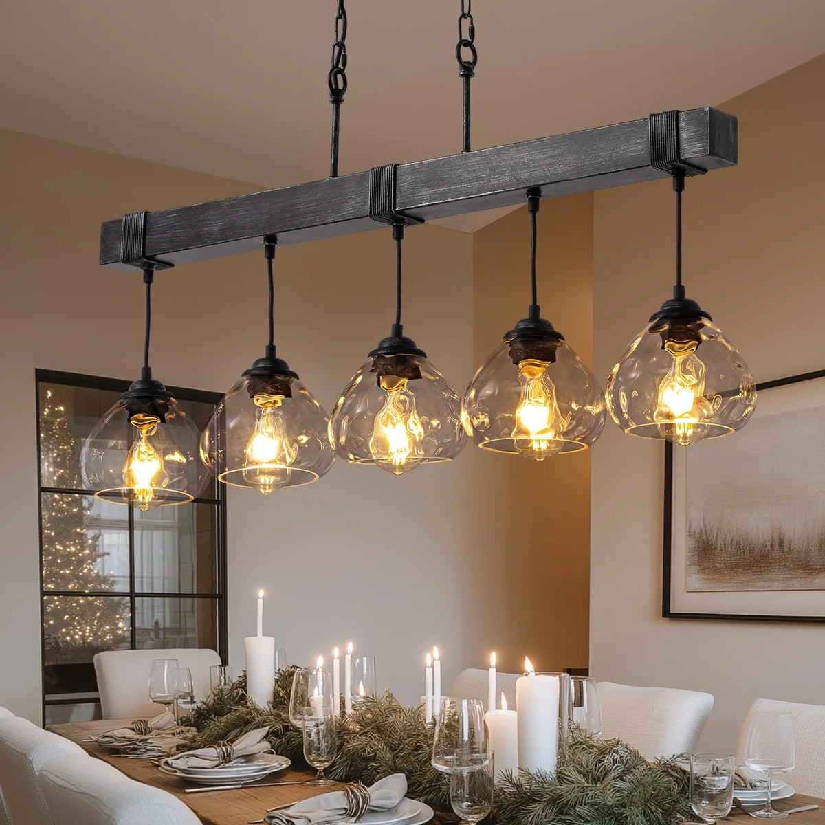 Kronleuchter Kristall Landhausstil Schick für Esszimmer