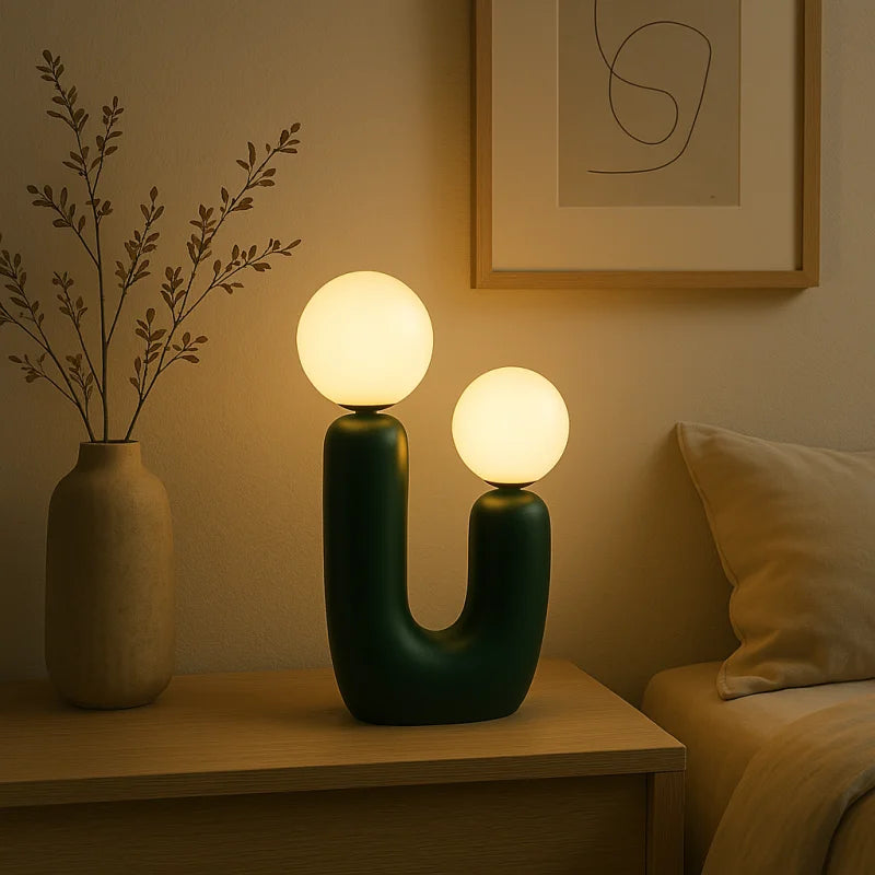 Nachttischlampe Kaktus