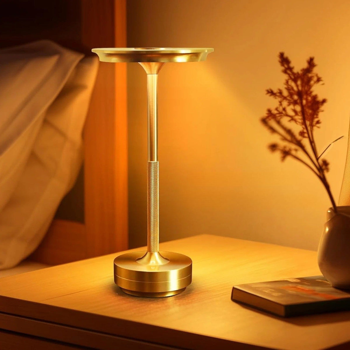 Nachttischlampe Touch Retro LED