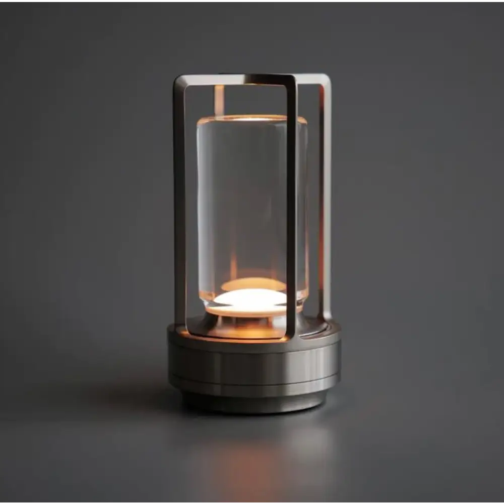Nachttischlampe Zylinder