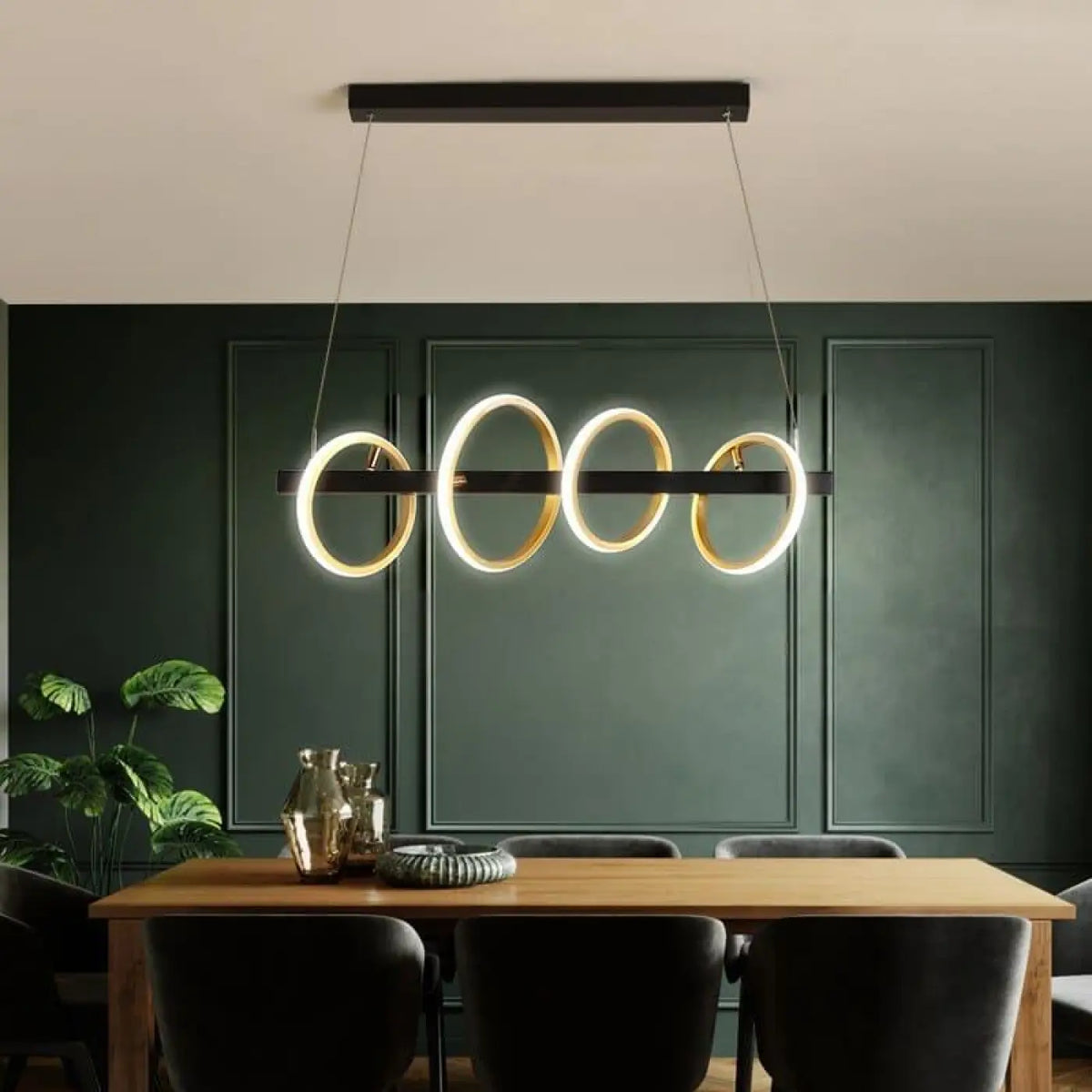 Pendelleuchte Design Gold für Esszimmer