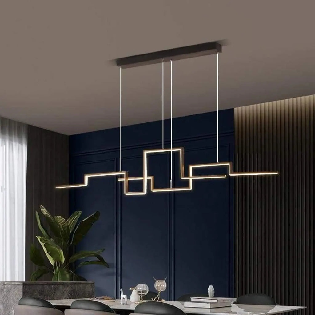 Pendelleuchte Geometrisch Modern Schwarz