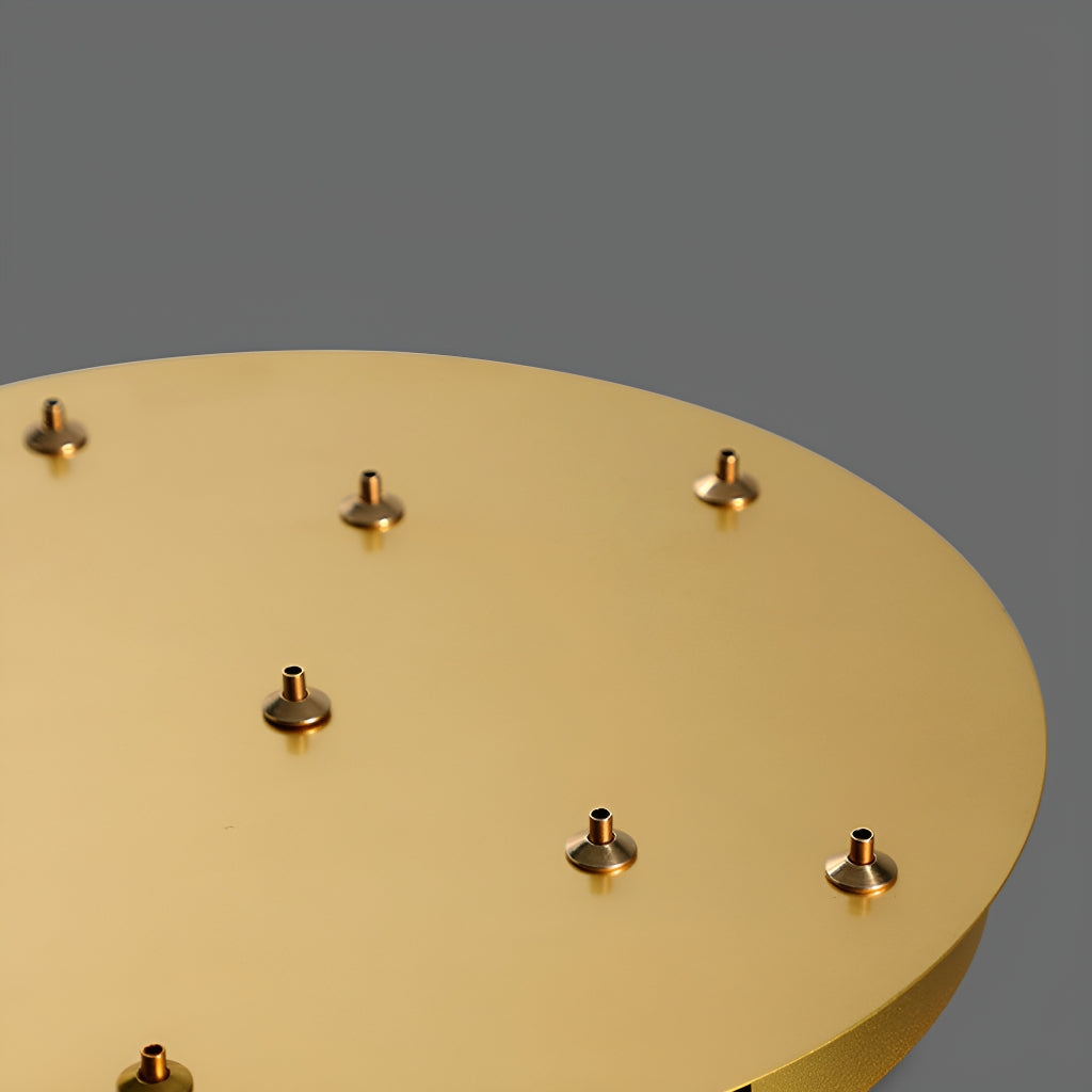 Kronleuchter Kristall Gold 8 Ebenen für Wohnzimmer