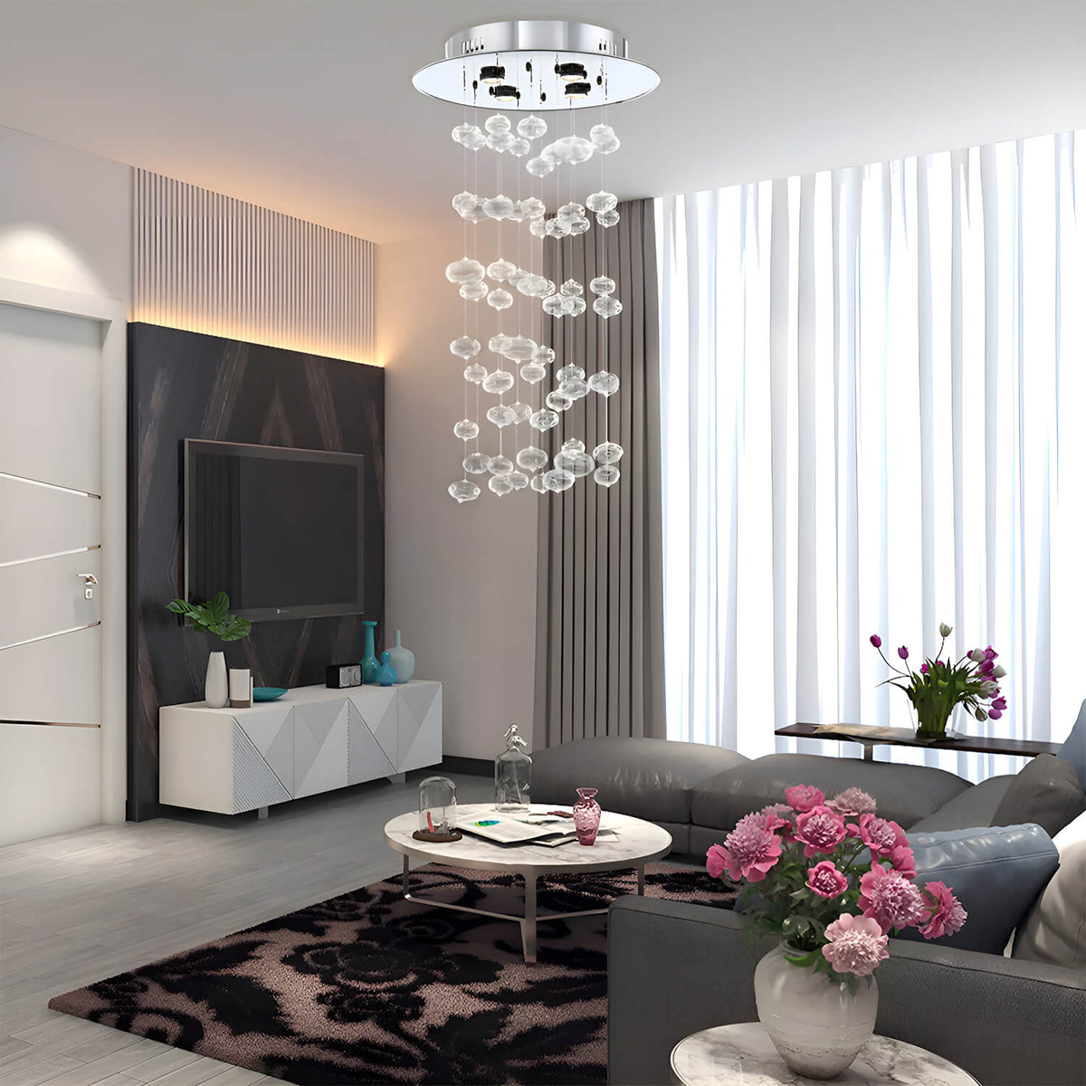 Kronleuchter Rund Metall Esszimmer
