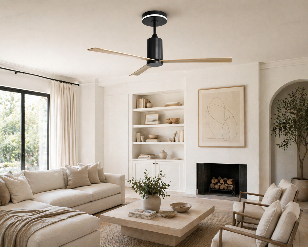 Nexus | Moderner Ventilator LED Fernbedienung 132 cm