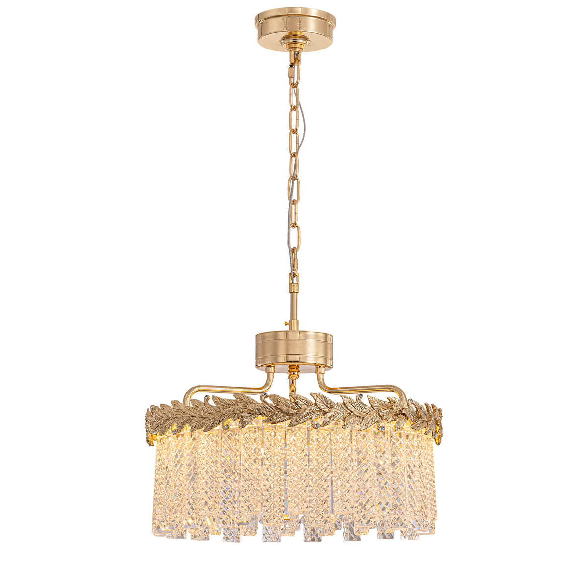 Kronleuchter Rund Kristall Gold Esszimmer