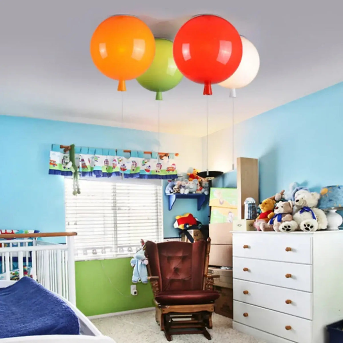 Pendelleuchte Ballon Aufgeblasen für Schlafzimmer Kinder