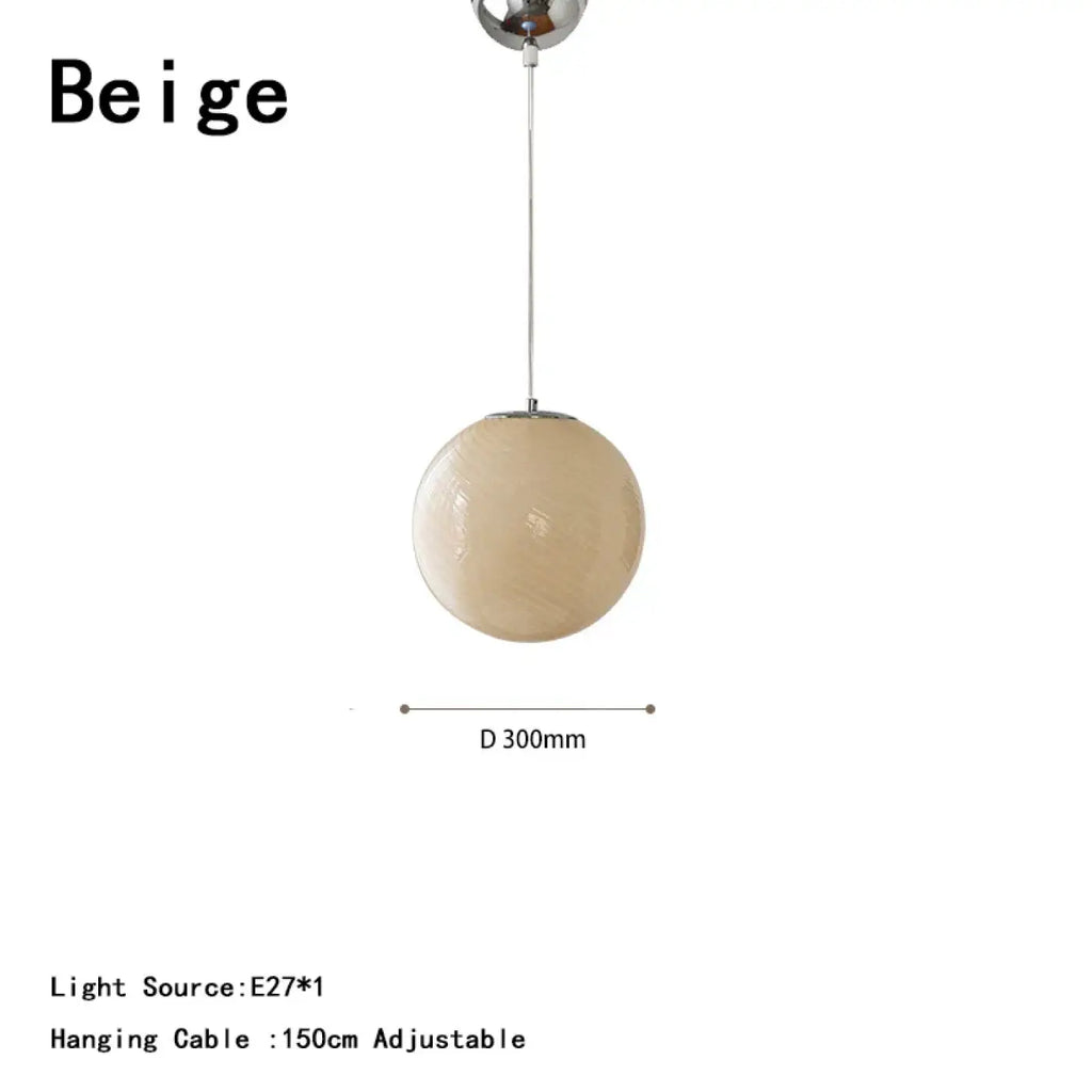 Pendelleuchte Kugel aus Glas Zeitgenössisch