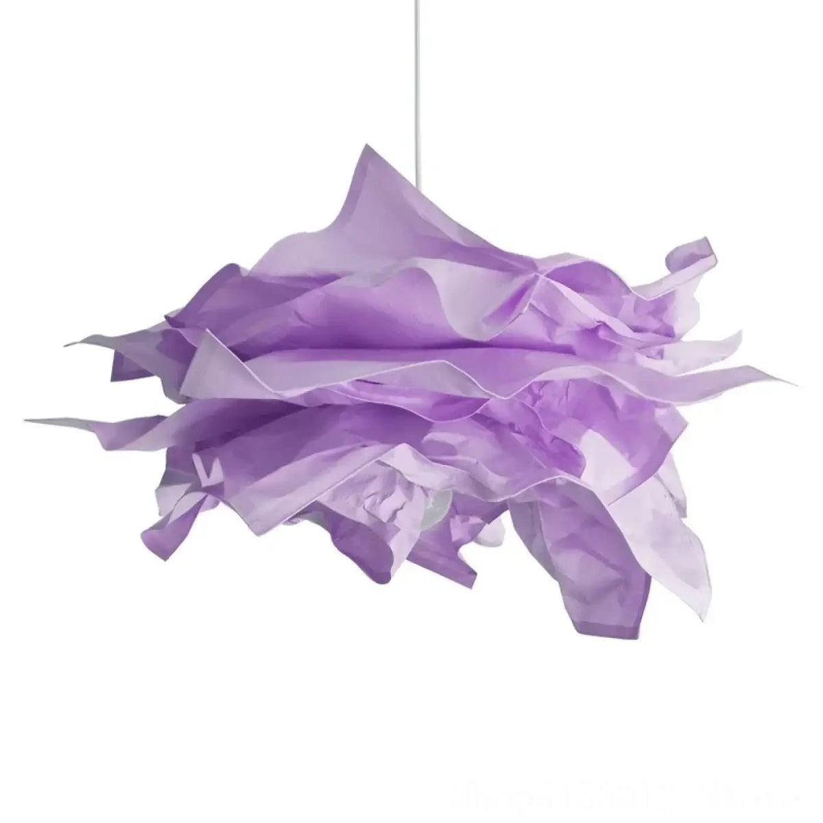 Pendelleuchte Kunstvoll aus Papier Geknittert Mehrfarbig