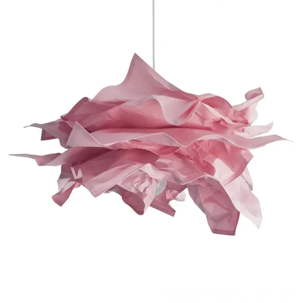 Pendelleuchte Kunstvoll aus Papier Geknittert Mehrfarbig