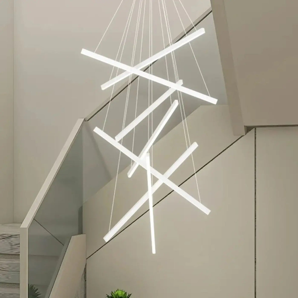 Pendelleuchte Treppenhaus XXL für Hohe Decken