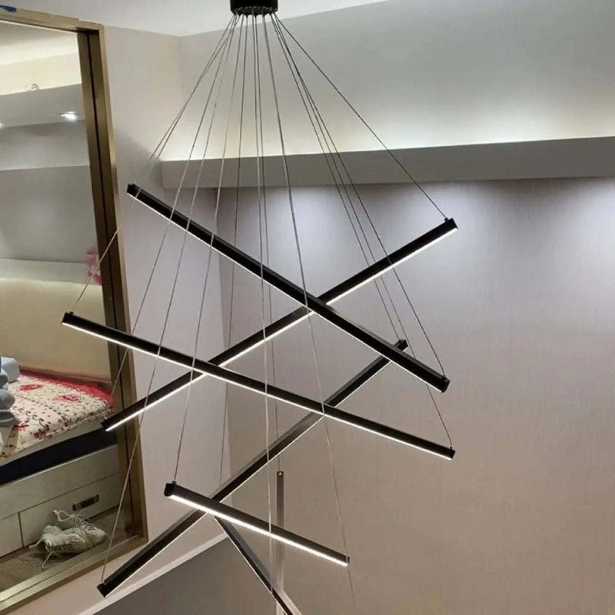 Pendelleuchte Treppenhaus XXL für Hohe Decken
