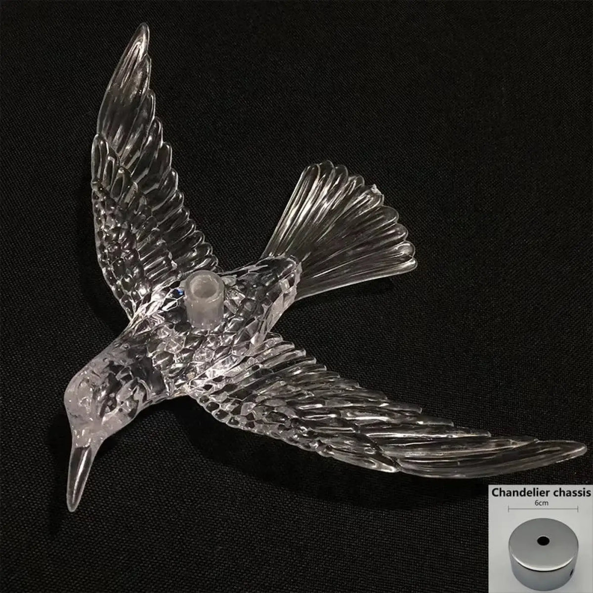 Pendelleuchte Vögel aus Glas für Schlafzimmer und Wohnzimmer