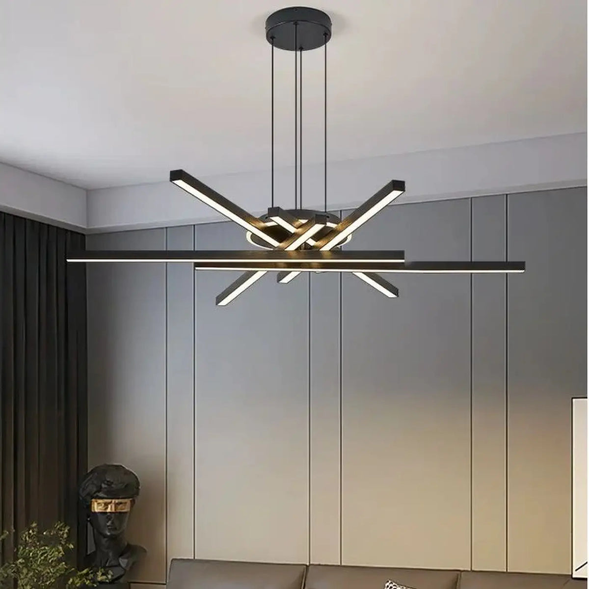 Pendelleuchte LED Gekreuzt für Wohnzimmer Modern