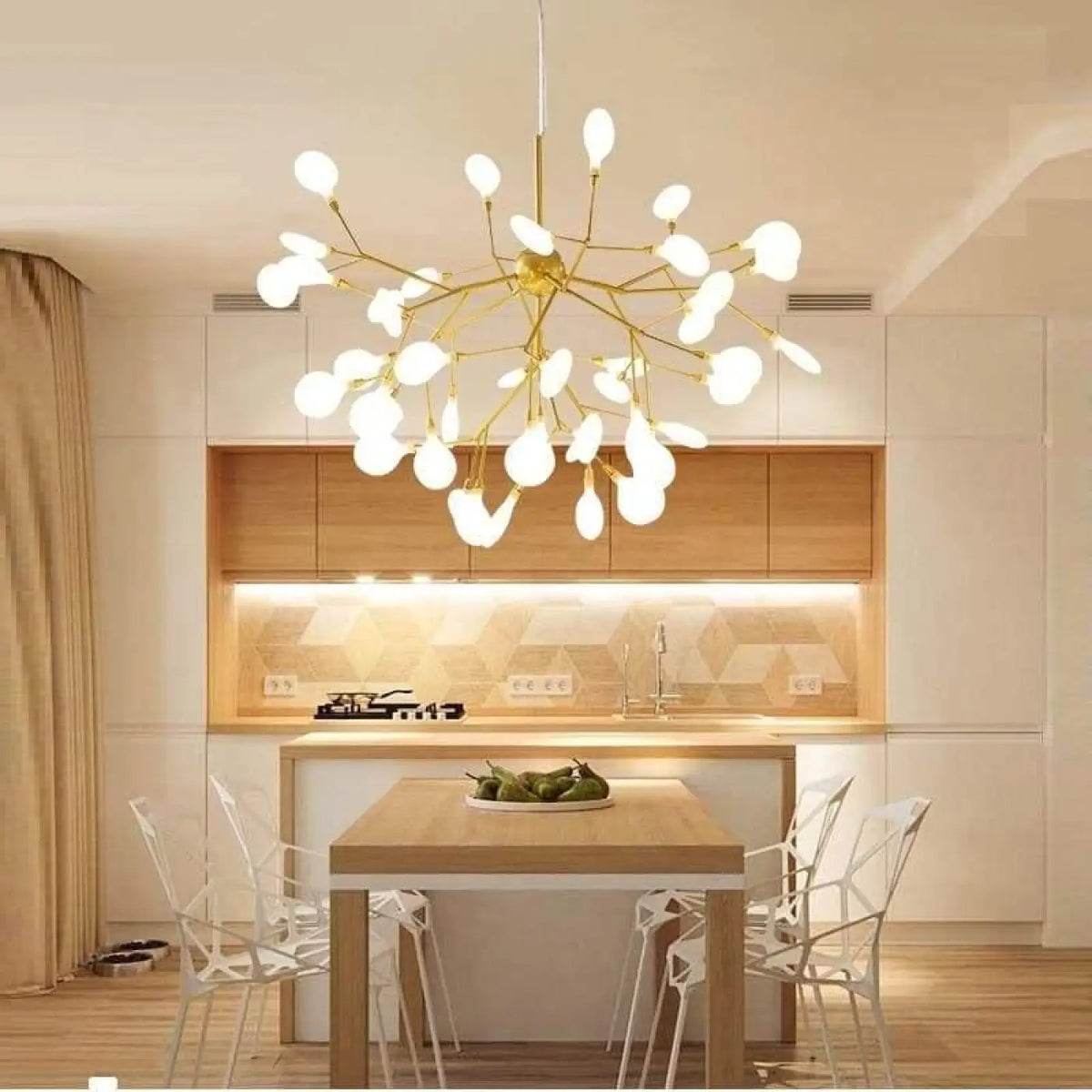 Pendelleuchte Baum Modern mit Zweigen Leuchtend