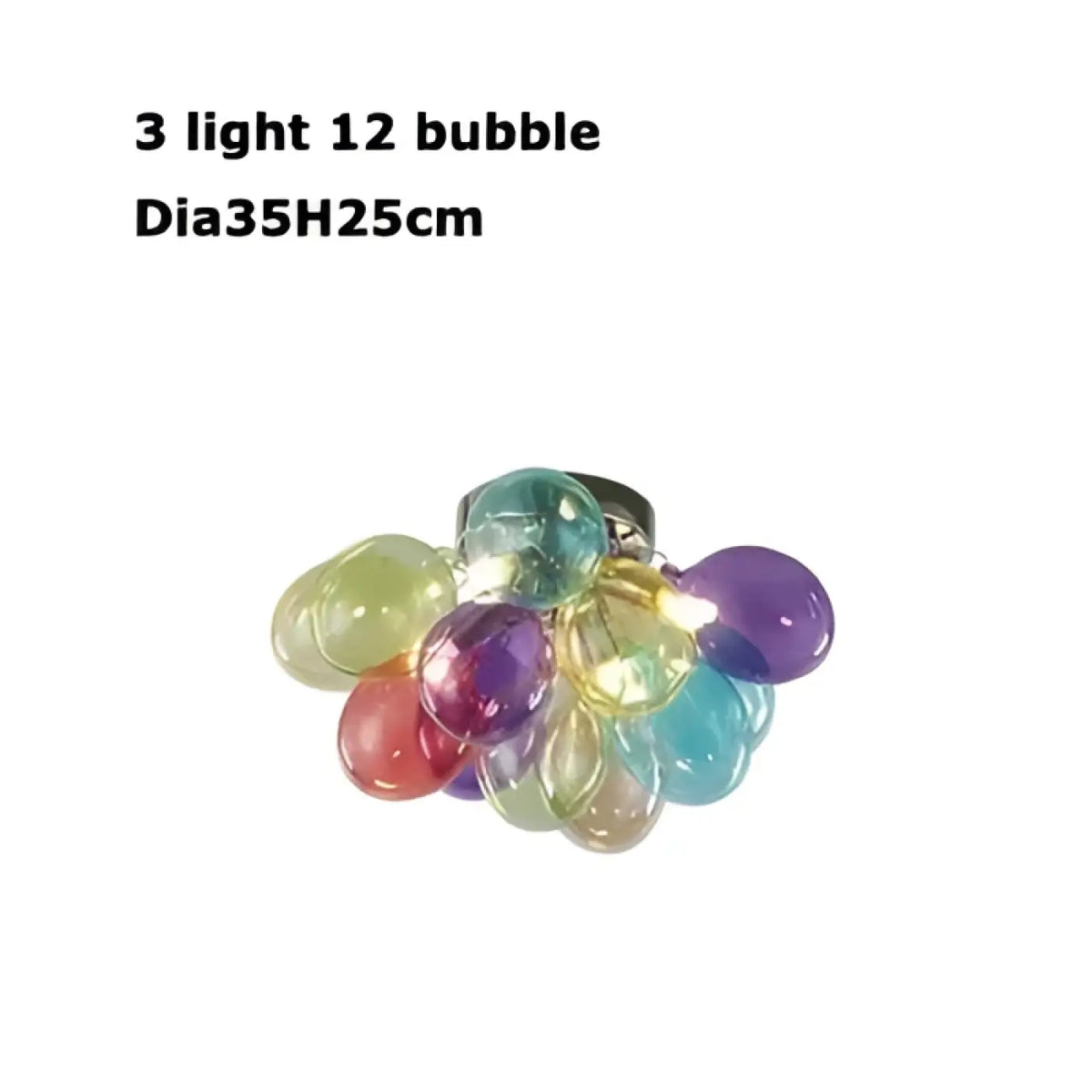 Pendelleuchte aus Getöntem Glas für Esszimmer
