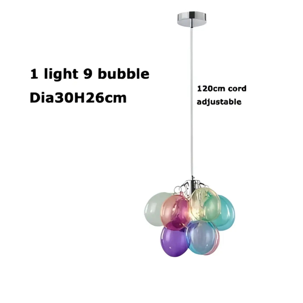 Pendelleuchte aus Getöntem Glas für Esszimmer