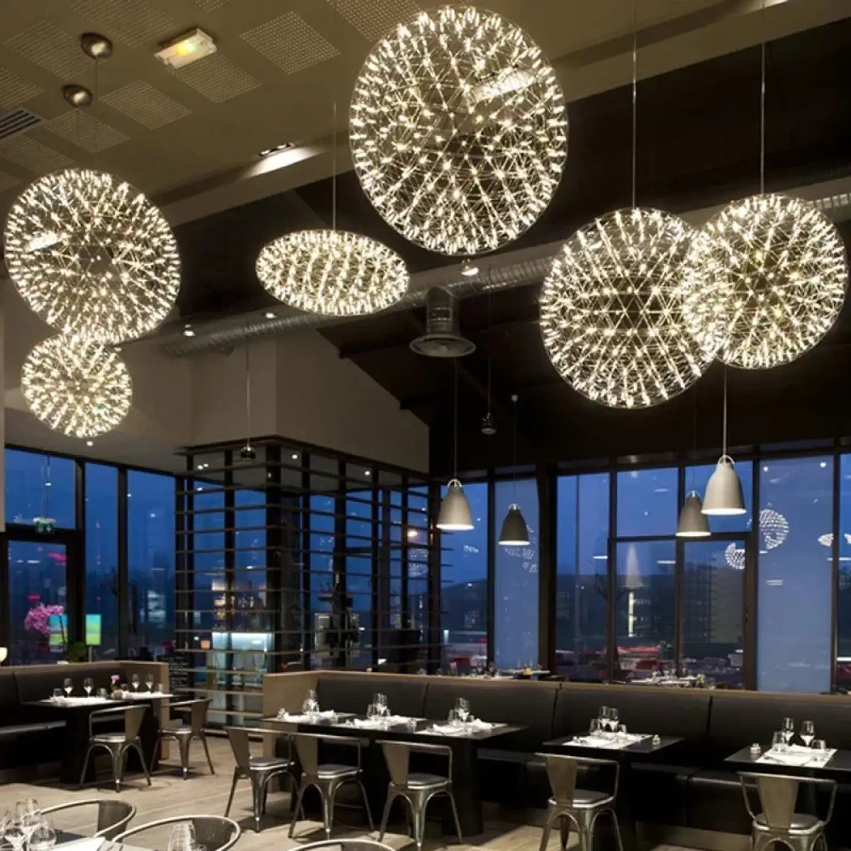 Pendelleuchte Kugel LED für Sehr Hohe Decken