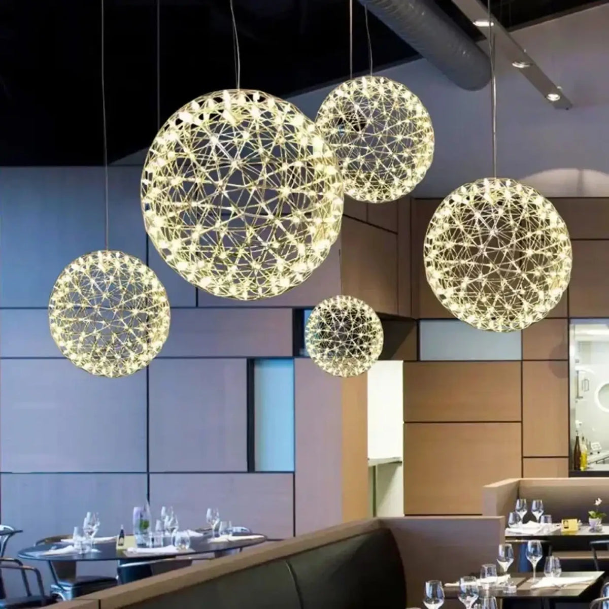 Pendelleuchte Kugel LED für Sehr Hohe Decken