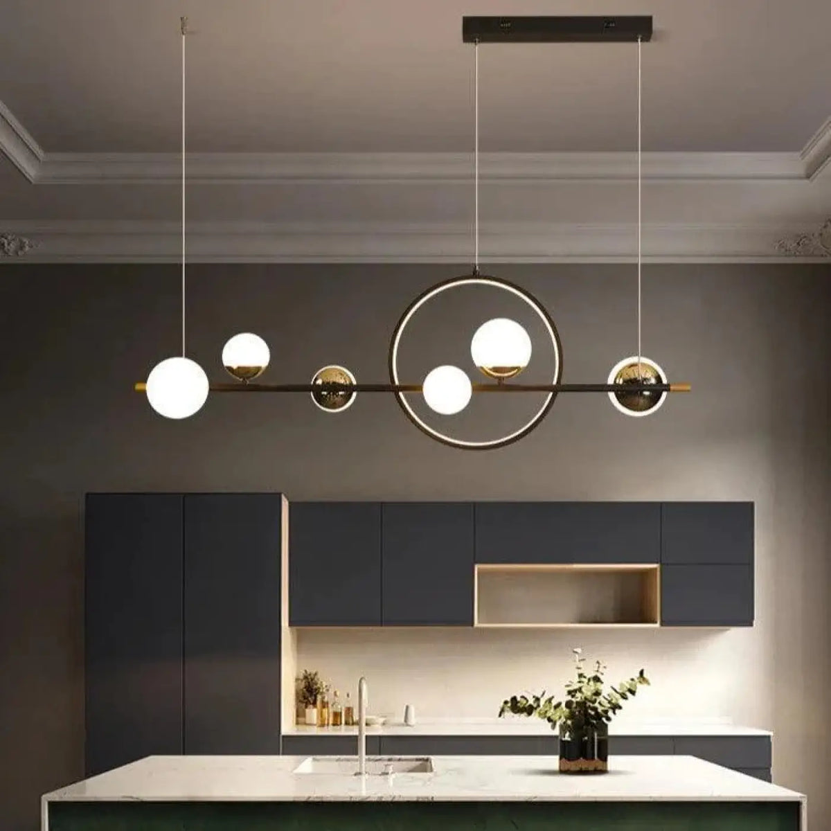 Pendelleuchte Kugel LED für Esszimmer