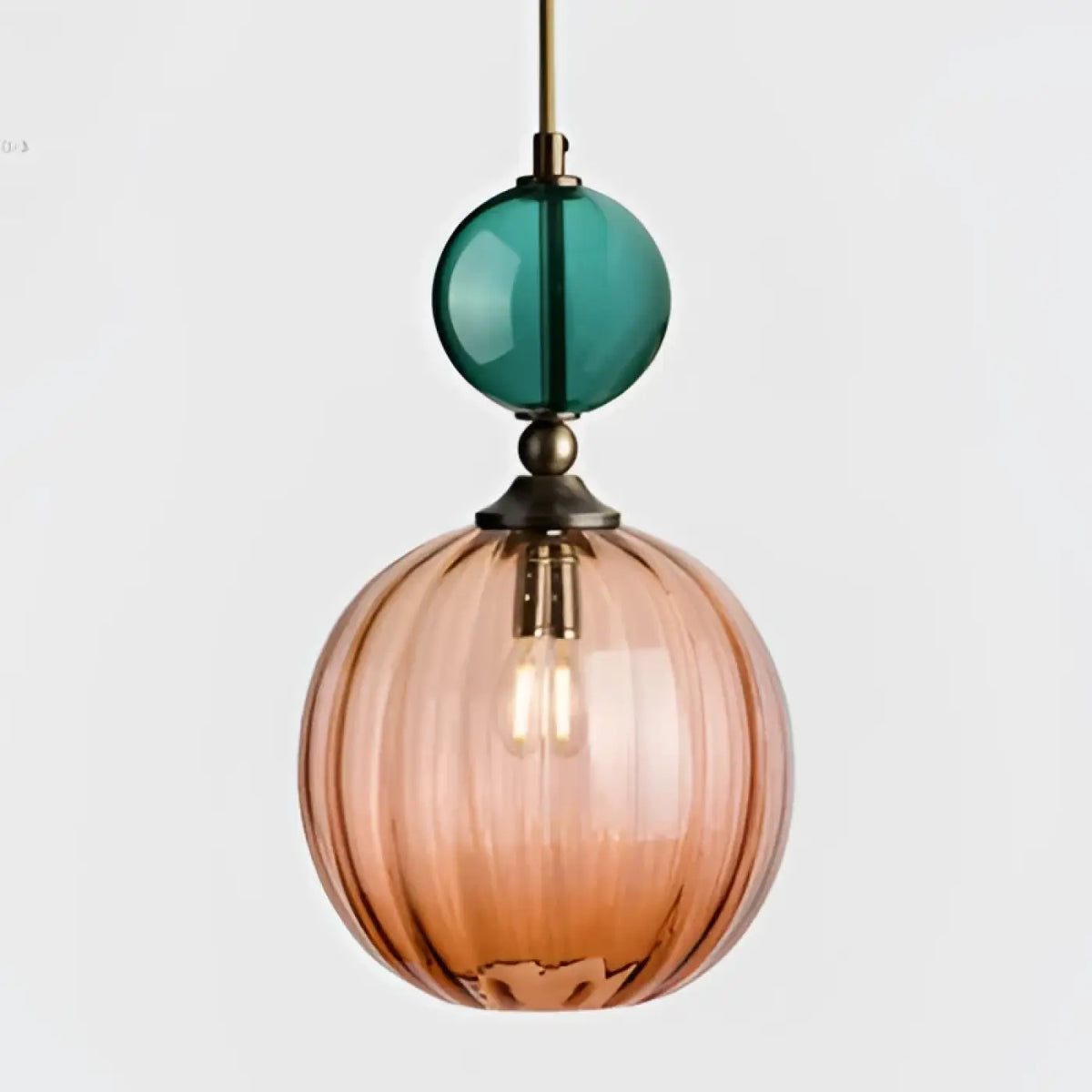 Pendelleuchte Farbig aus Glas Elegant