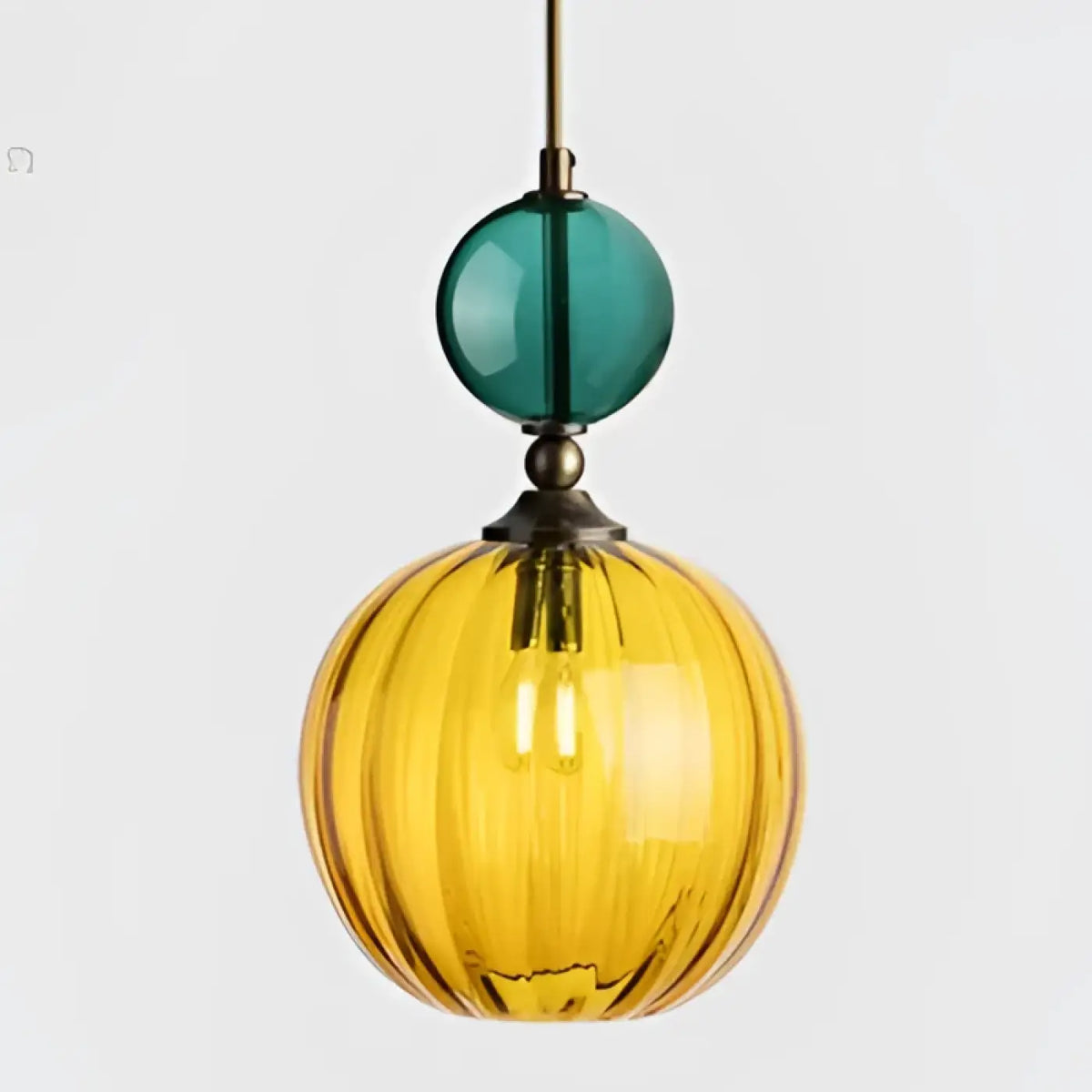 Pendelleuchte Farbig aus Glas Elegant