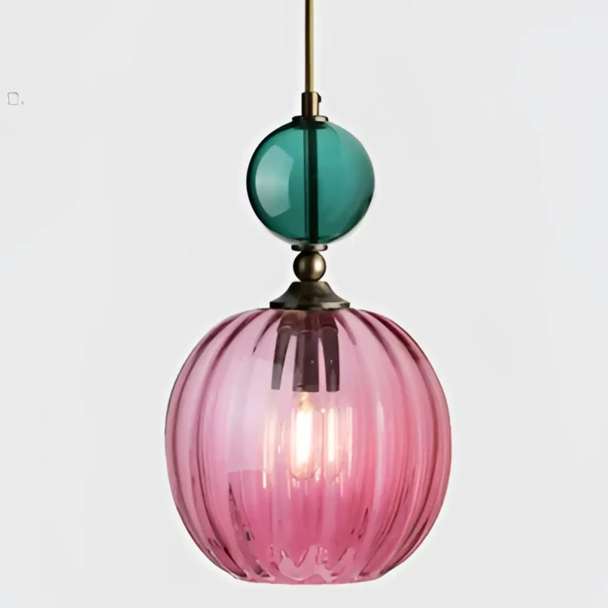 Pendelleuchte Farbig aus Glas Elegant
