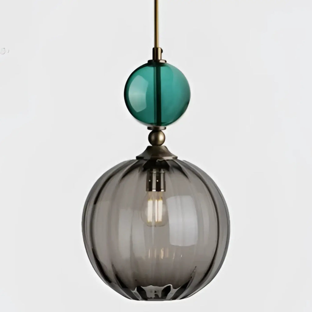 Pendelleuchte Farbig aus Glas Elegant