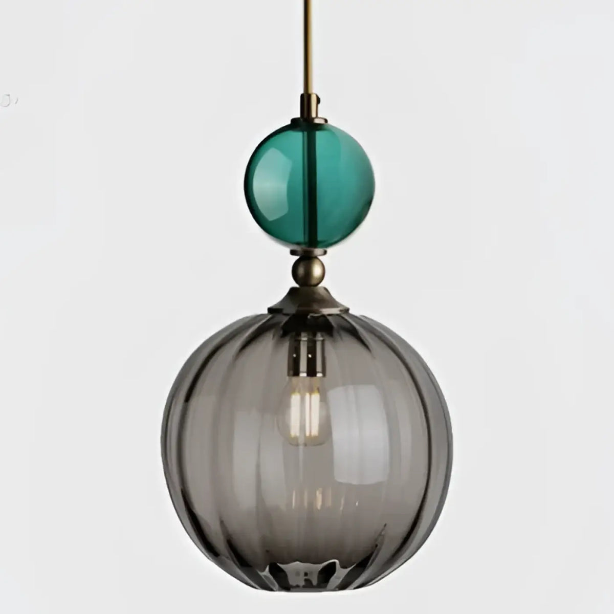 Pendelleuchte Farbig aus Glas Elegant