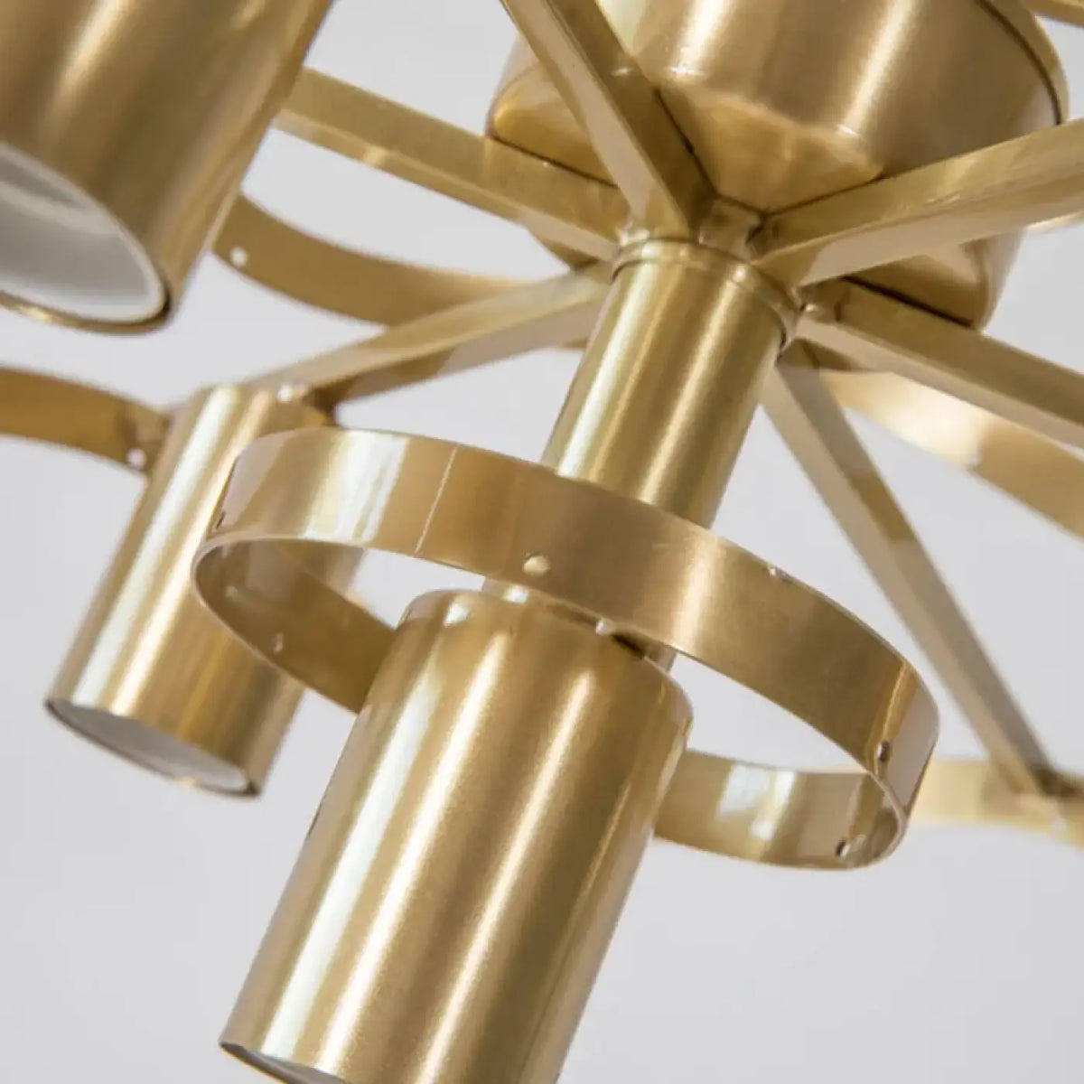 Pendelleuchte Muschel Natur Gold