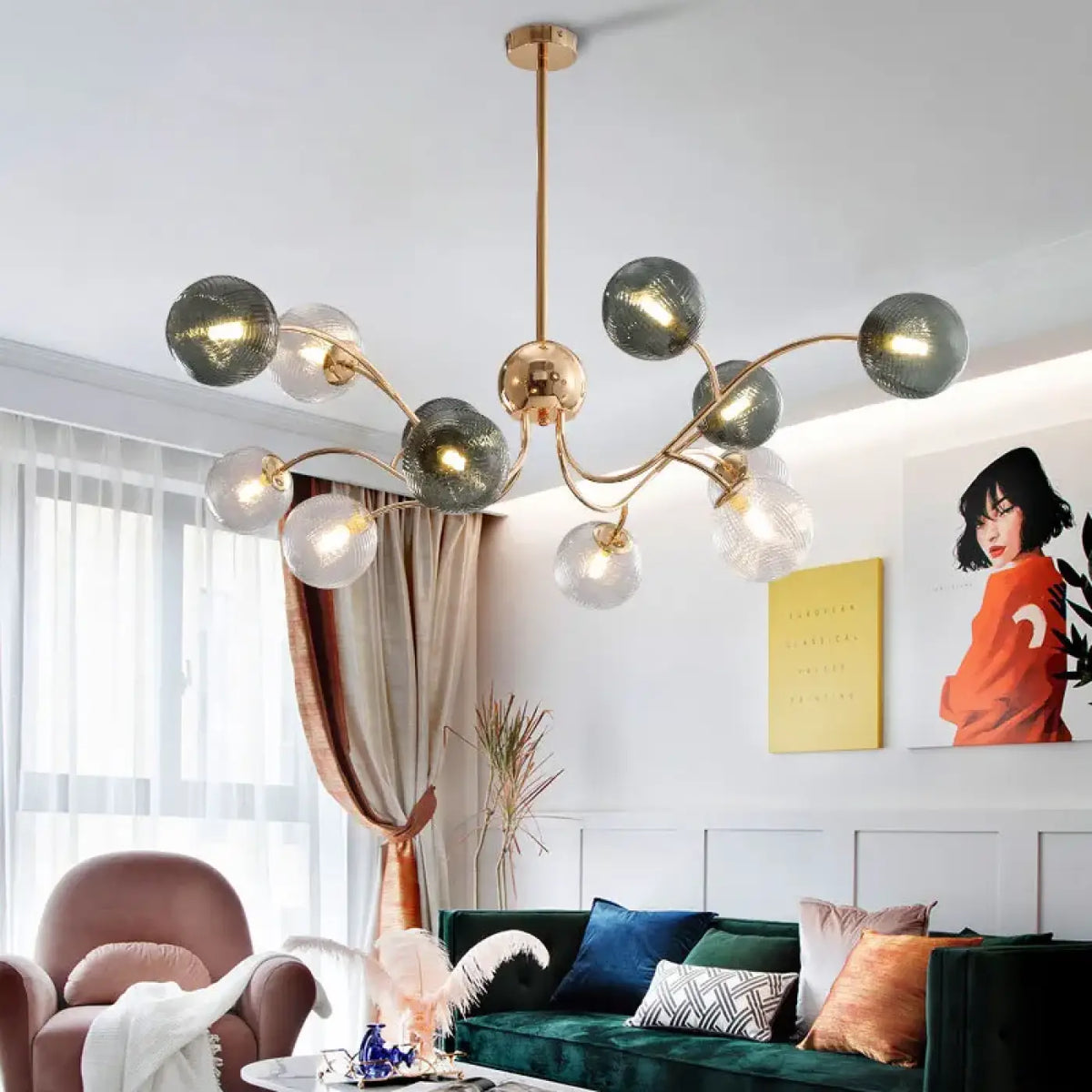 Pendelleuchte Zeitgenössisch Elegant für Wohnzimmer