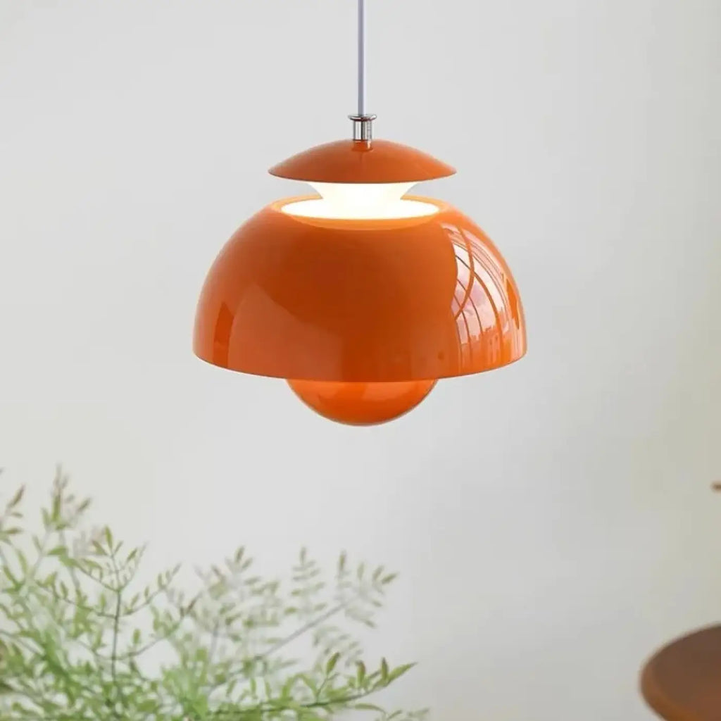 Pendelleuchte Schlicht aus Metall Farbig