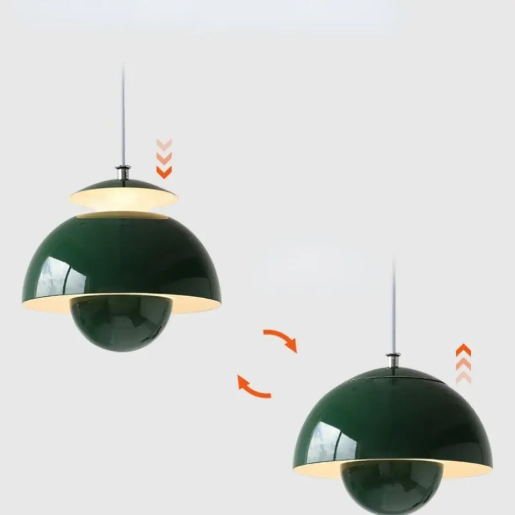 Pendelleuchte Schlicht aus Metall Farbig