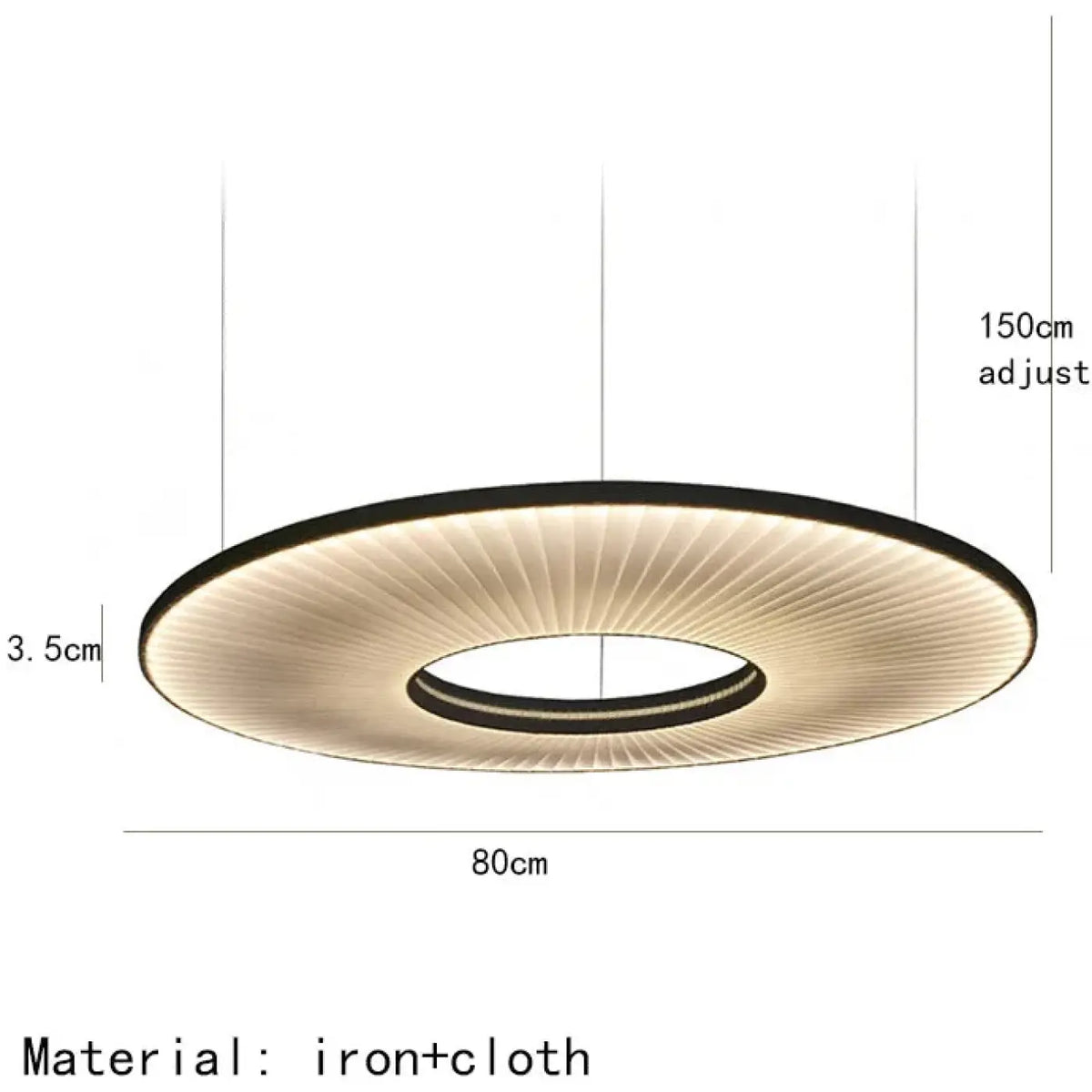 Pendelleuchte LED Cremeweiß Design Modern