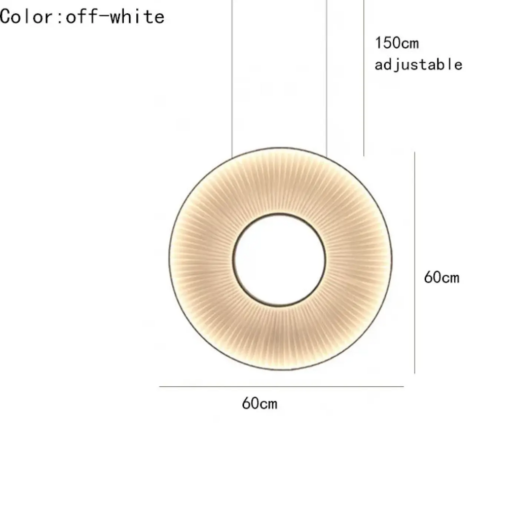 Pendelleuchte LED Cremeweiß Design Modern