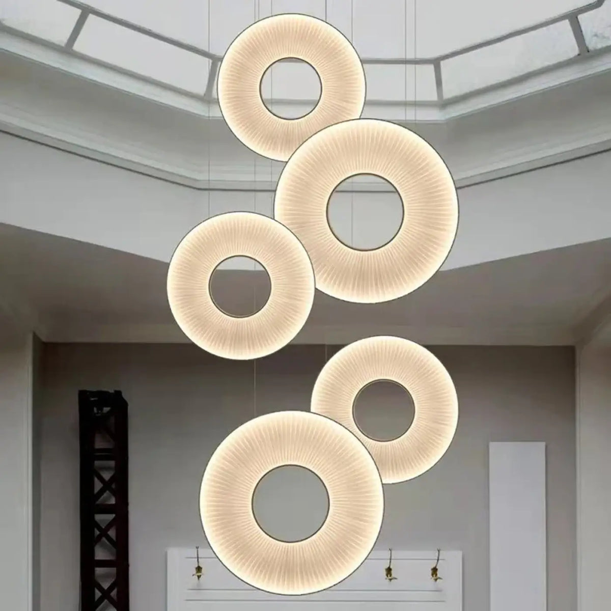Pendelleuchte LED Cremeweiß Design Modern