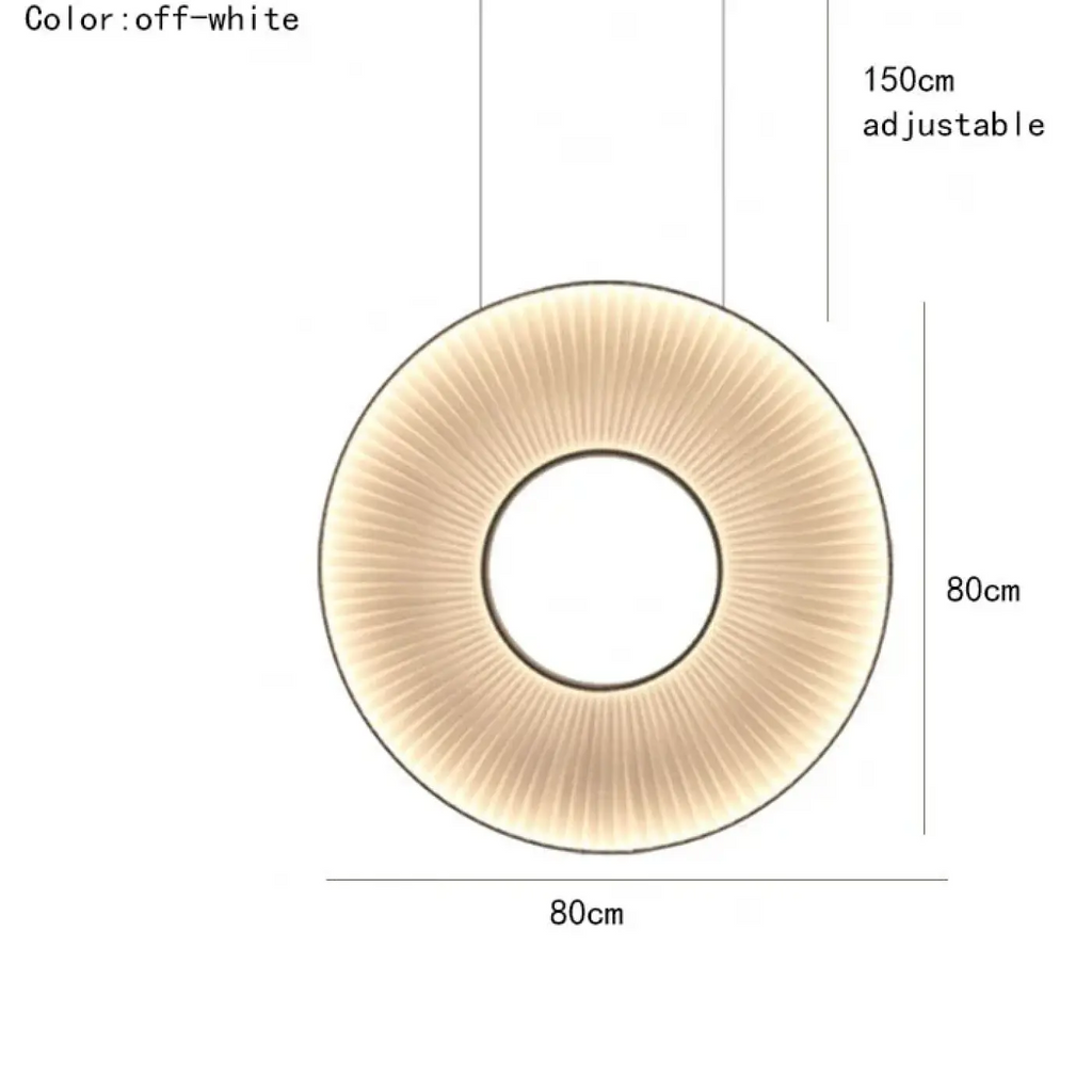 Pendelleuchte LED Cremeweiß Design Modern