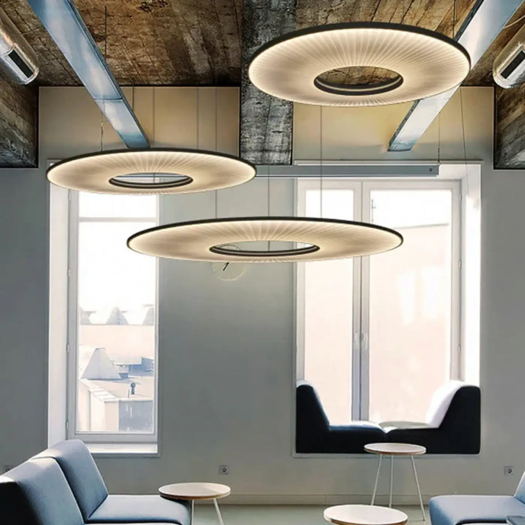 Pendelleuchte LED Cremeweiß Design Modern