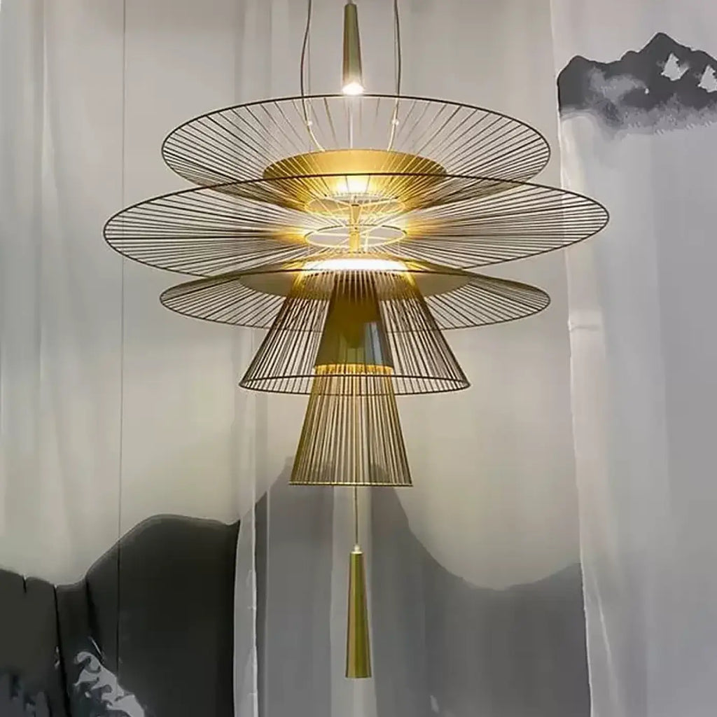 Pendelleuchte Industrie aus Metall Modern
