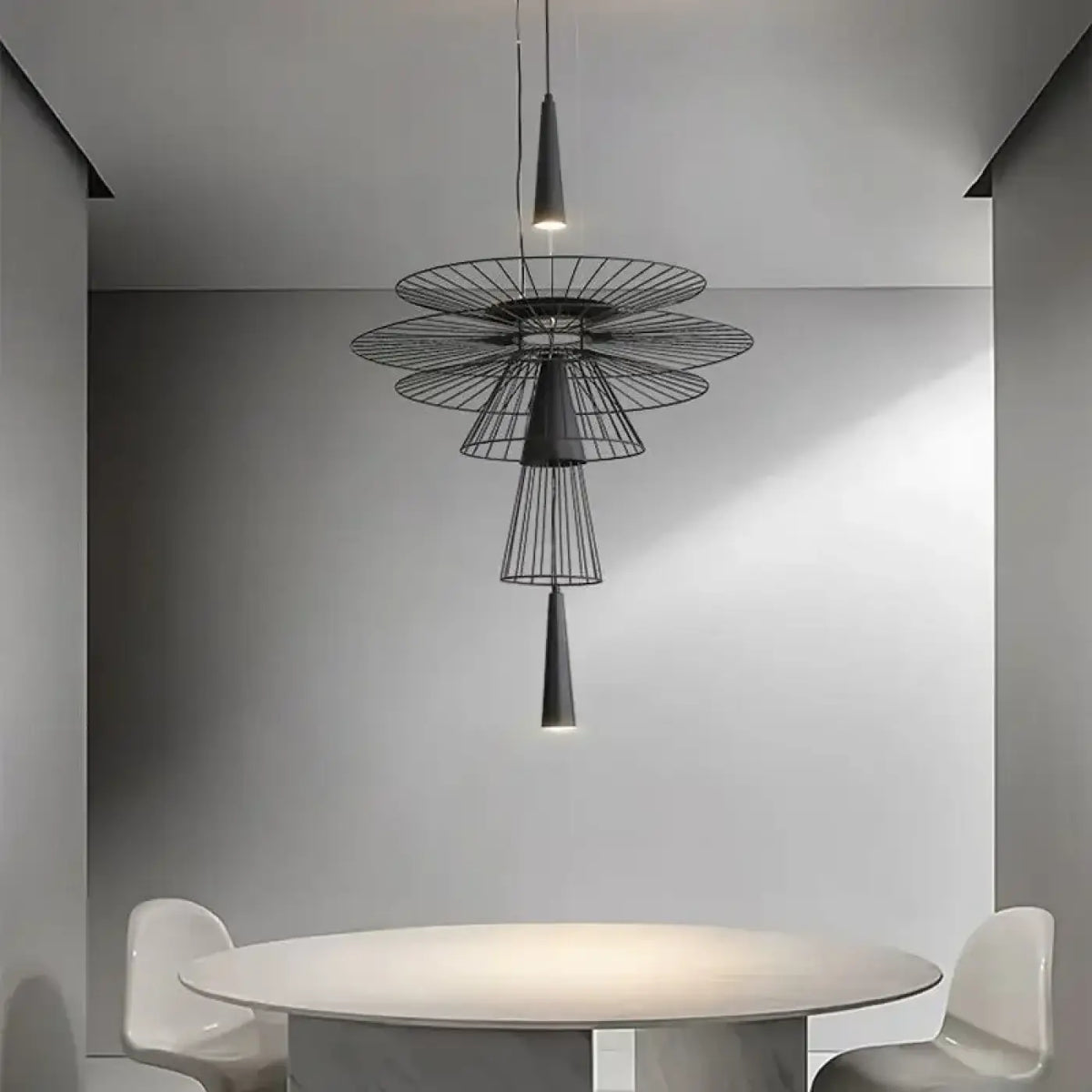 Pendelleuchte Industrie aus Metall Modern