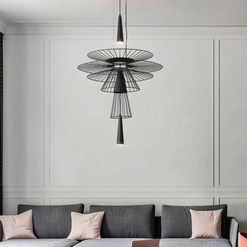 Pendelleuchte Industrie aus Metall Modern