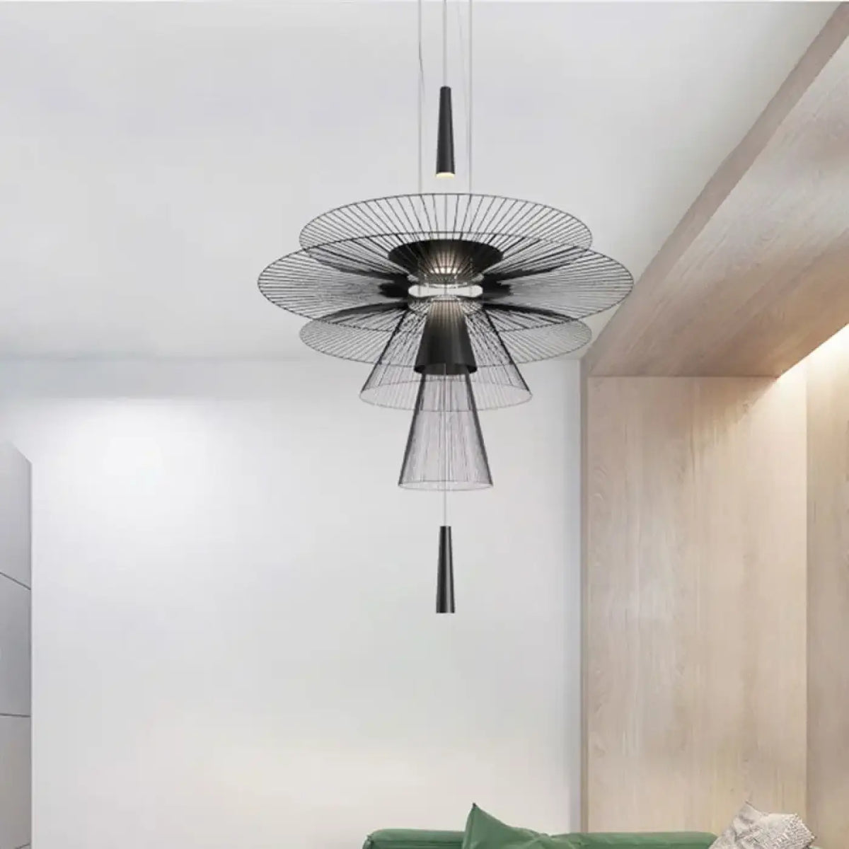 Pendelleuchte Industrie aus Metall Modern