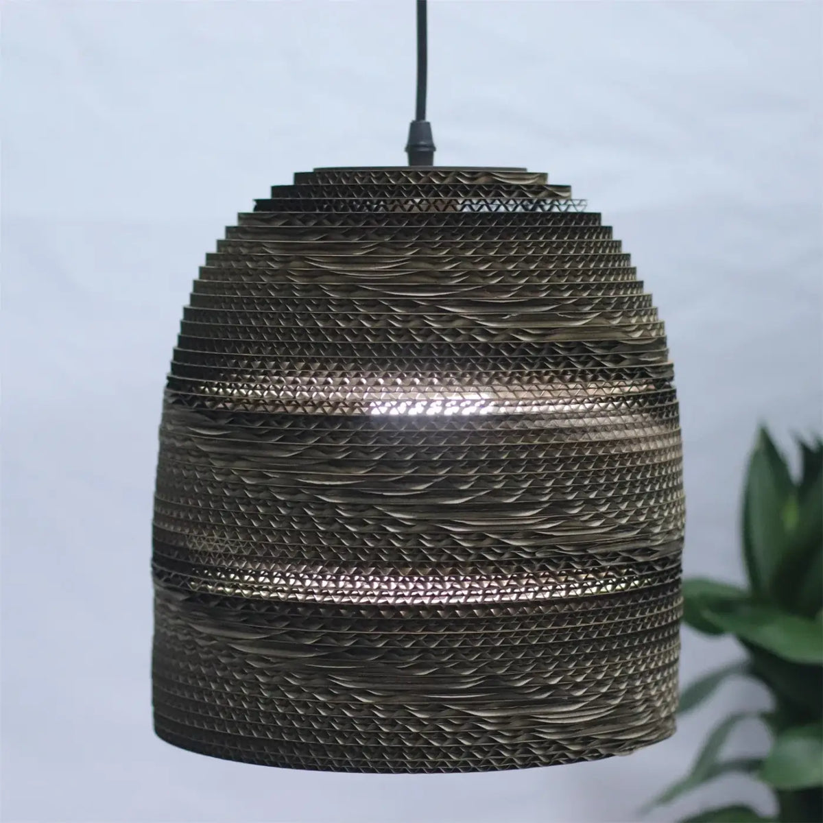 Pendelleuchte aus Papier Skulptural